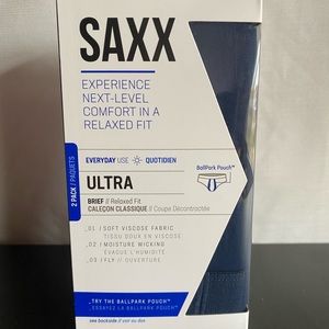 MENS SAXX 2 PACK BRIEFS